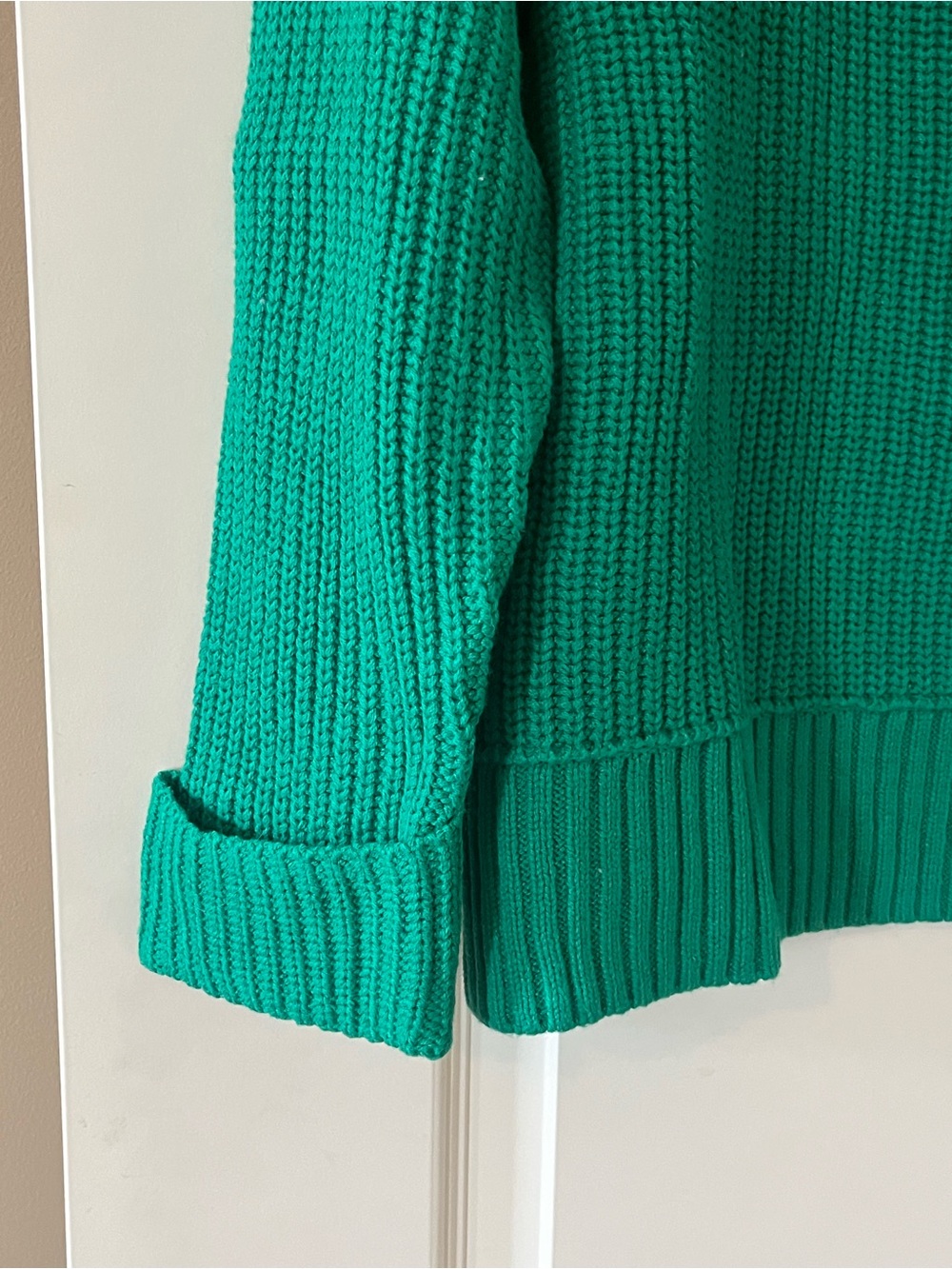 Lucky Brand Green Ribbed Crewneck Sweater Women’s Size 1X - Picture 7 of 13
